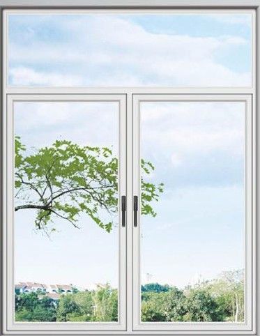Upvc Inside Open Swing And Hinged Windows With Grille For House,Double Side Hung Interior Casement Windows With Insulated Glass