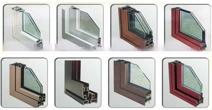 Wood Grain Wood Color Standard Aluminum Tilt And Turn Window Tilt And Turn Aluminum Window 