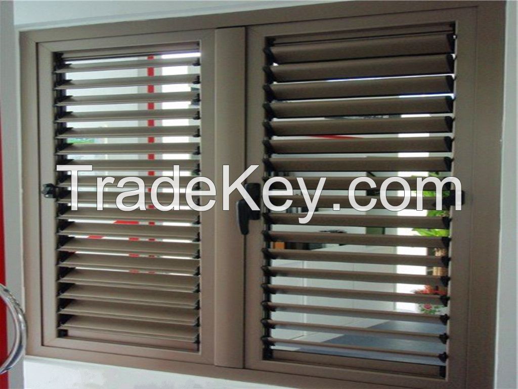 Aluminium Louver Casement Windows,Aluminium Shutter Casement Windows,Louver Windoor