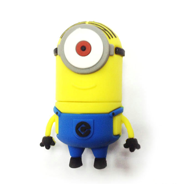 2014 Buy Newest style 2gb/4gb/8gb/16gb/32gb/64gb full capacity Despicable Me usb stick funny, minion usb pen drive at sale price