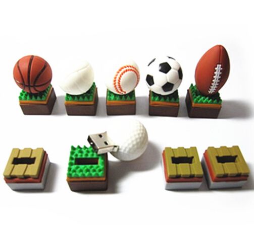 rubber golf ball usb 16gb  