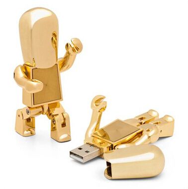 Metal Robot USB Oem Promotion Low Price