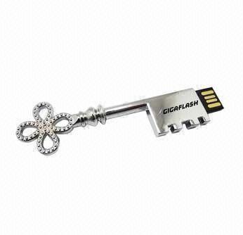 Popular usb key shape 2.0,usb flash drive,metal usb key stick