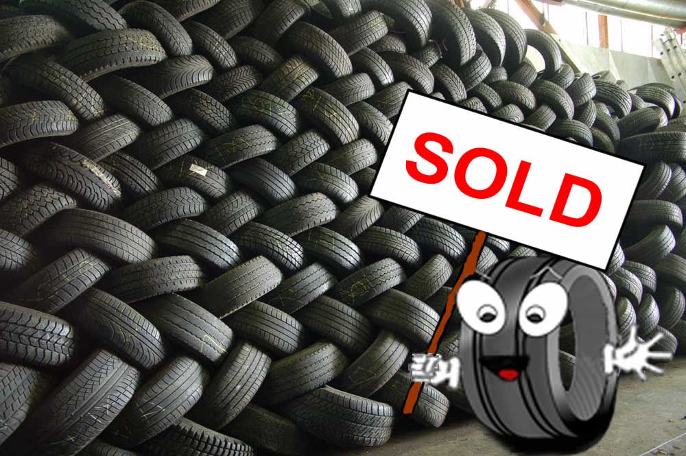 5mm+ used tires for export, only in pairs