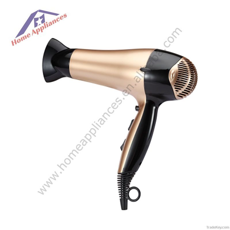 Professional hair dryer with comb