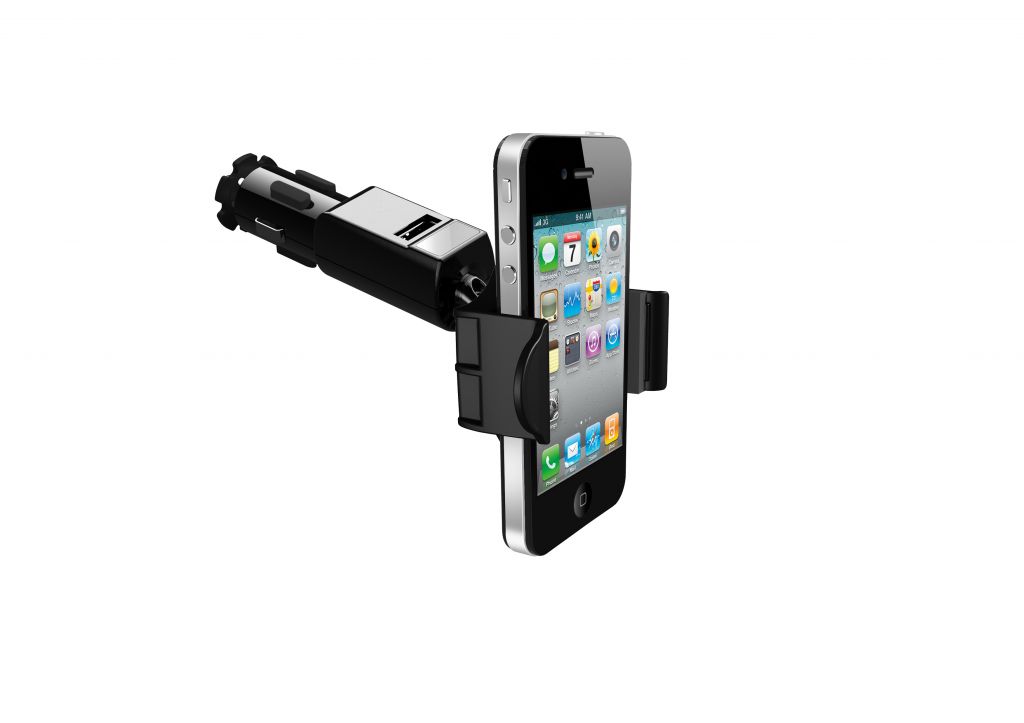 Mobile Phone Car Mount Holder With Charger