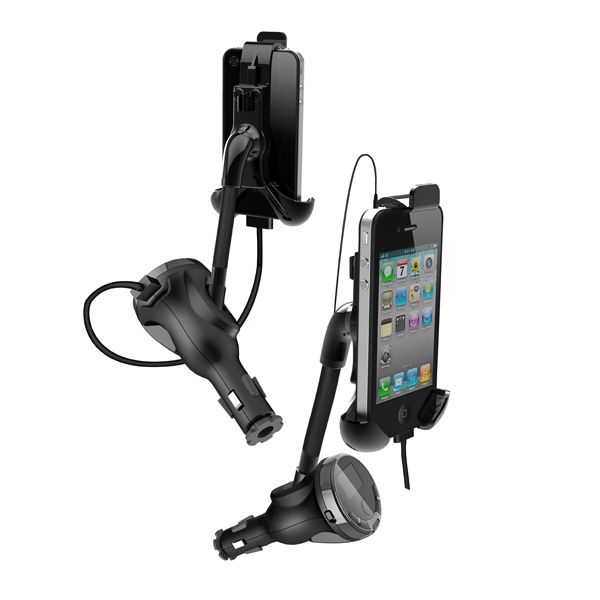 All in one USB Mobile Phone Mount Holder With Charger Car kit