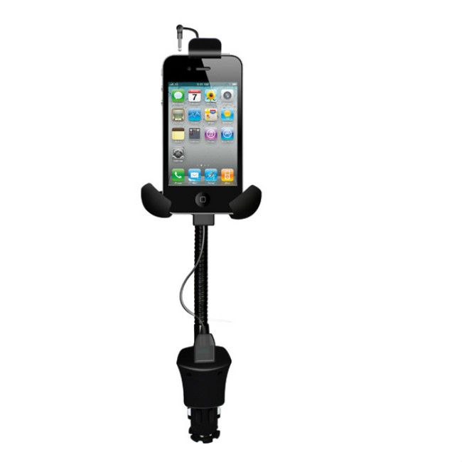Car Use Mobile Phone Mount Holder With Charger