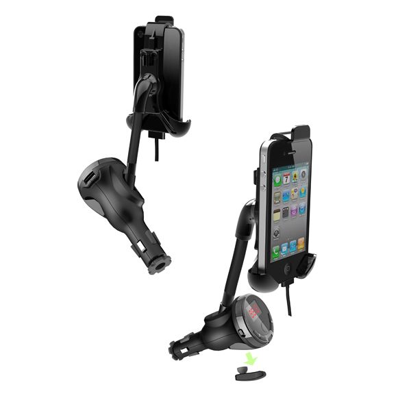 All in one USB Mobile Phone Mount Holder With Charger Car kit
