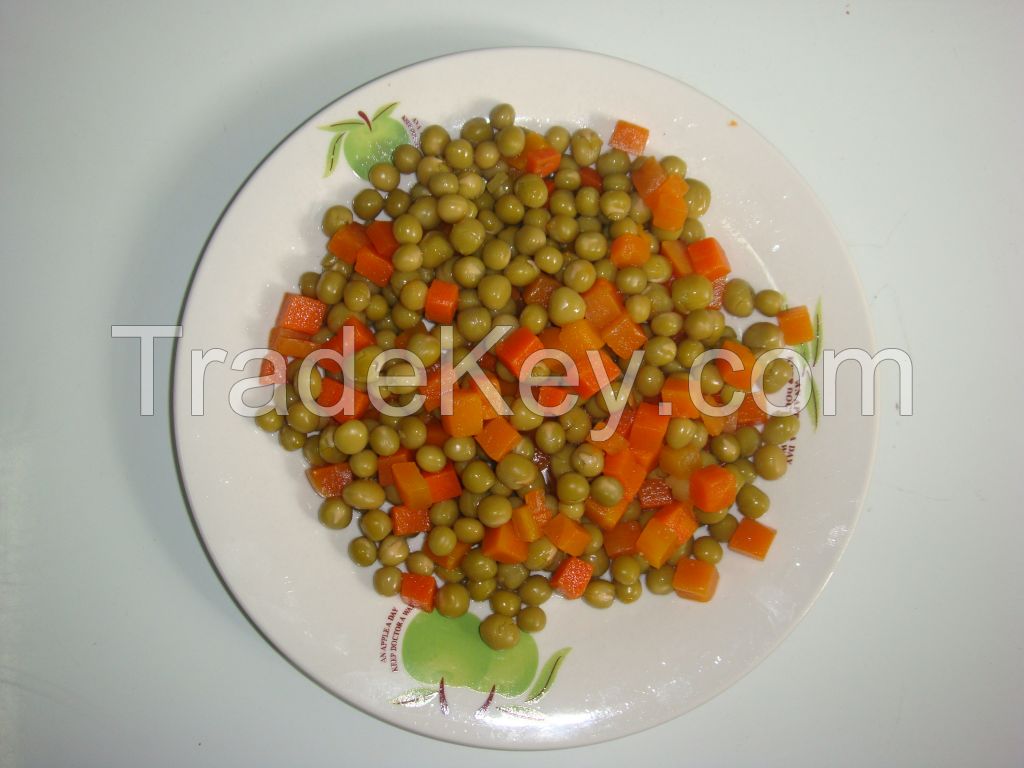 mixed vegetables in tins