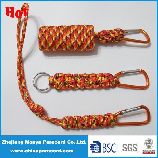 2014 Paracord Lanyard Parachute Cord Keychain