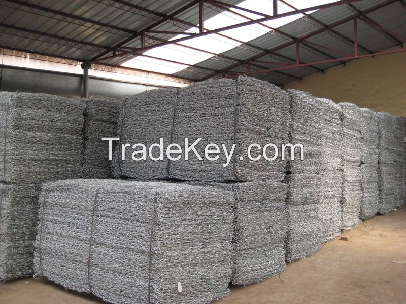 Link Gabion Boxes & Mattresses, Standard 2x1x1M Gabion mesh,  Galvanized gabion boxes,galfan gabion baskets,PVC coated gabion cage