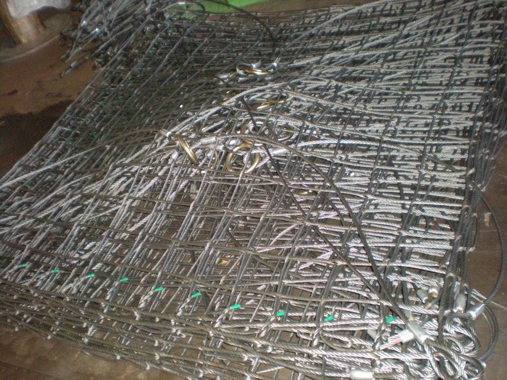 Stainless Steel Wire Rope Cargo Sling Net
