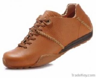 Men's shoe Full grain leather material &Gum rubber outsole YZS-DM48-BR