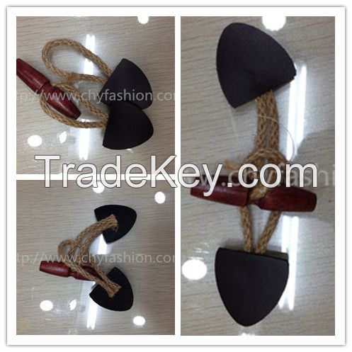 Toggle button with leather cord for coats customized design available