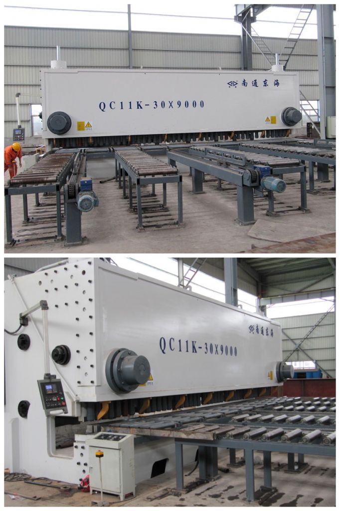 QC11K-30x9000 CNC super large Hydraulic Guillotine Shearing Machine