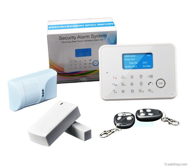 Spanish/French/Russian/English GSM Wireless Intruder Burglar alarm