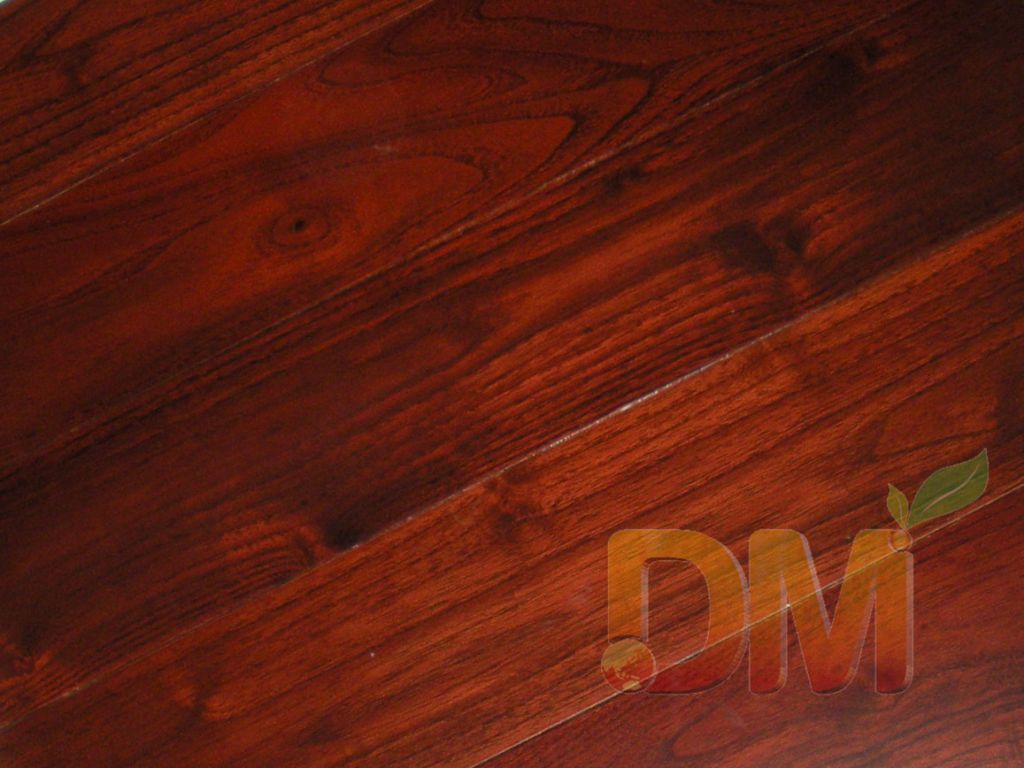 Indoor wooden flooring Mahogany smooth hardwood teak flooring