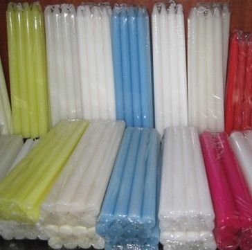 everyday household white candles