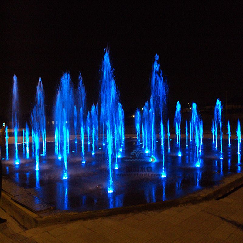Square Dry Musical Fountain