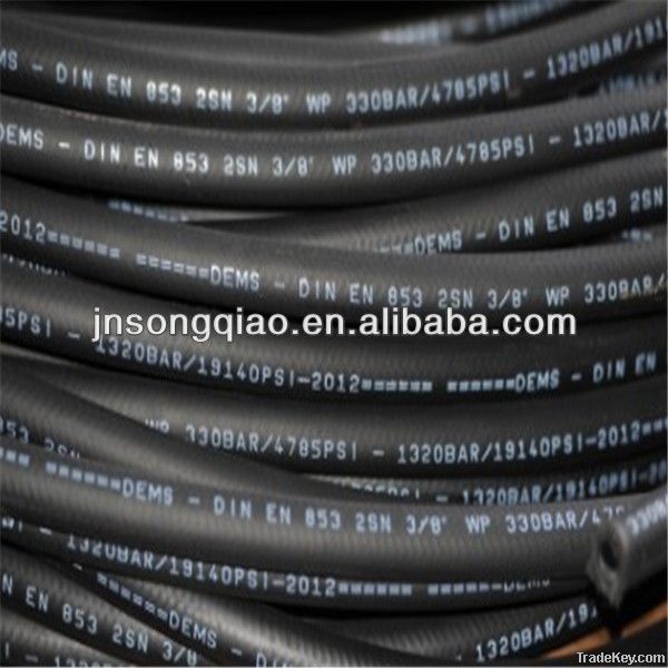 Impact Resistant Rubber Hydraulic Hose
