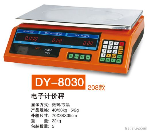 DY-8030 acs electronic price computing scale