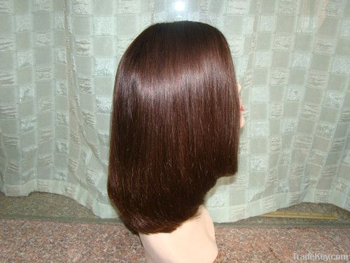 16 inch european virgin remy hair jewish kosher wig