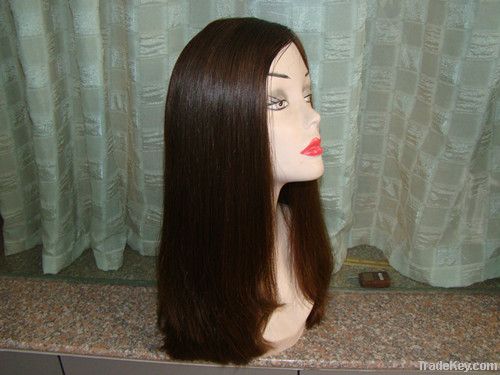 22 inch 100% european virgin remy hair jewish kosher wig