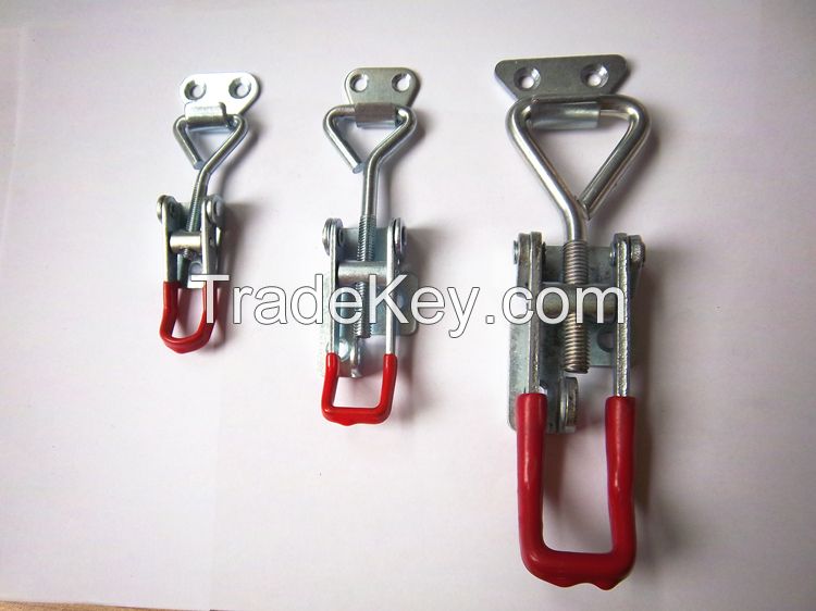multiple zinc plated spring loaded draw latch