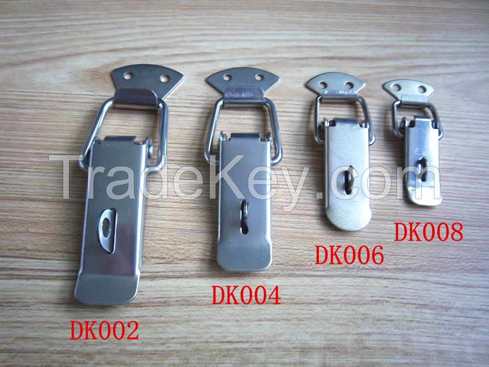 Multiple stainless steel wood hasp, toggle latch