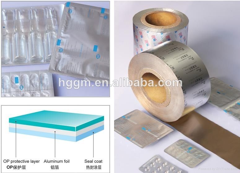 Pharmaceutical blister aluminum foil thick aluminum foil