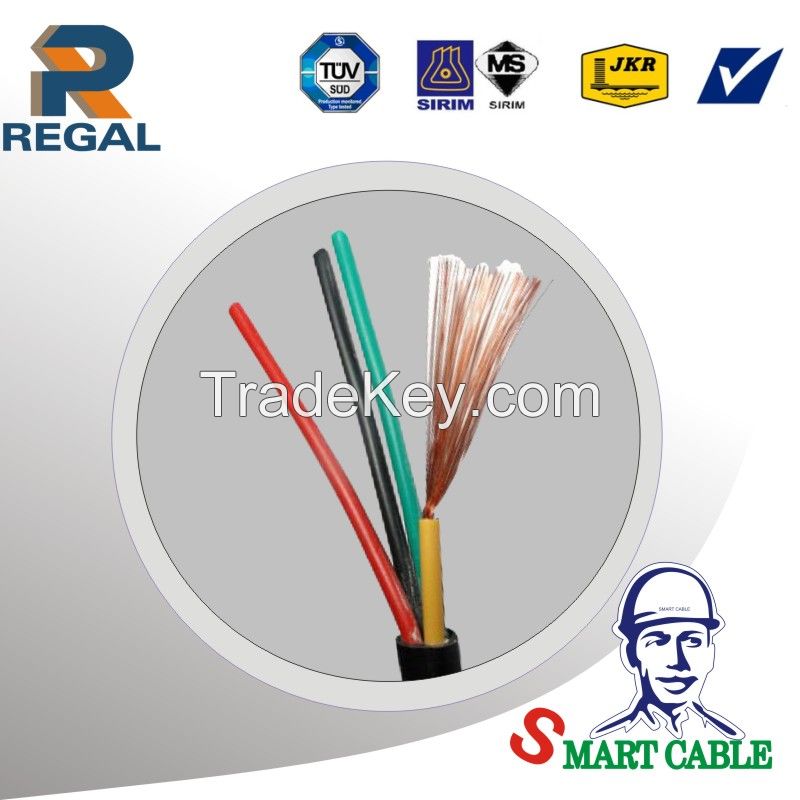 ORDINARY PVC SHEATHED FLEXIBLE CABLE