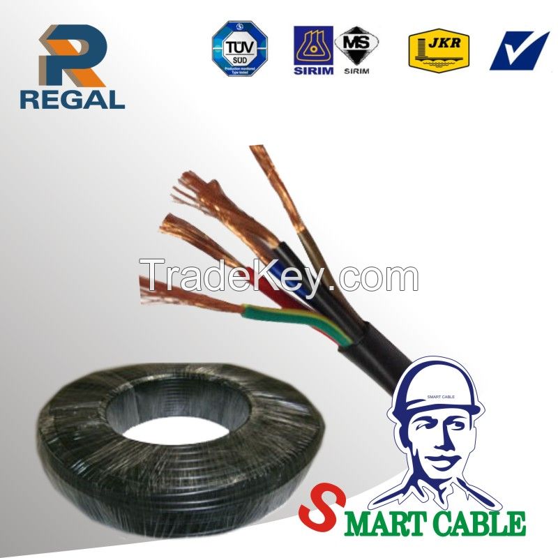 ORDINARY PVC SHEATHED FLEXIBLE CABLE