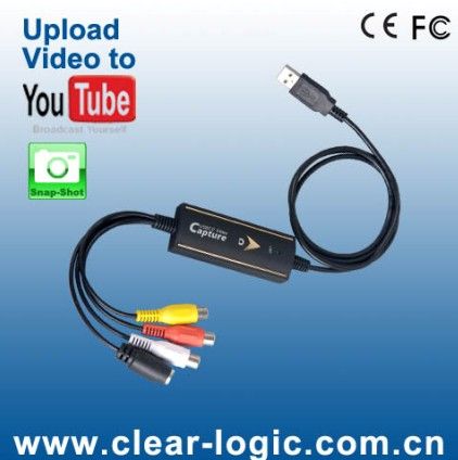 USB Video Capture/Grabber, Built-in Snapshot Button