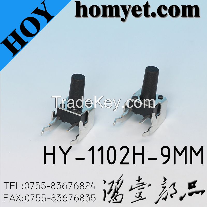 6*6*9mm Tact Switch (HY-1102H-9MM) with Lengthen Handle