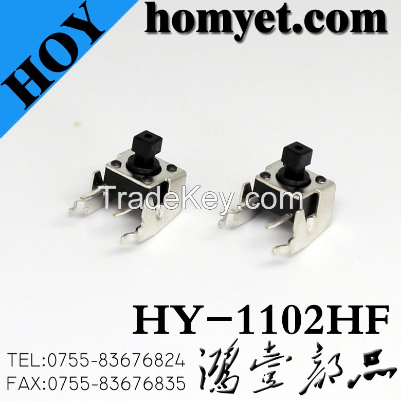 Tact Switch (HY-1102HF) with Registration Mast/Square Handle
