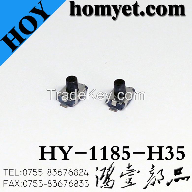 Factory Supply SMD type Tact Switch 2pin Push button Switch with Registration Mast
