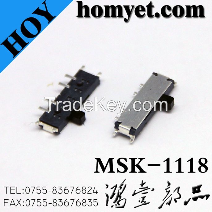 Manufacturer Micro Plunger Switch/Slide Switch with SMD Type (MSK-1118)