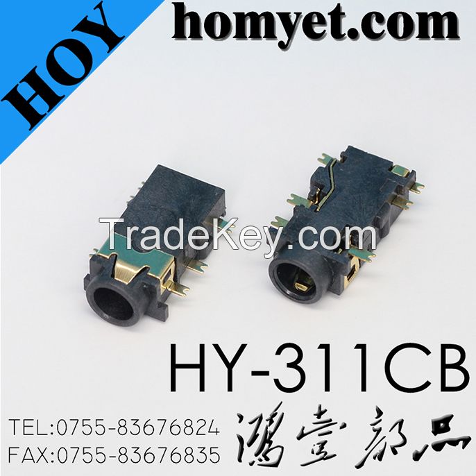 SMT Type Phone Jack with 6pin (HY-311CB)