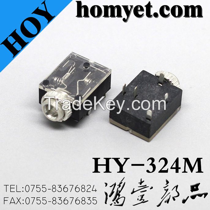 High Quality Manufacturer 3.5mm Phone Jack with SMT(HY-324M)