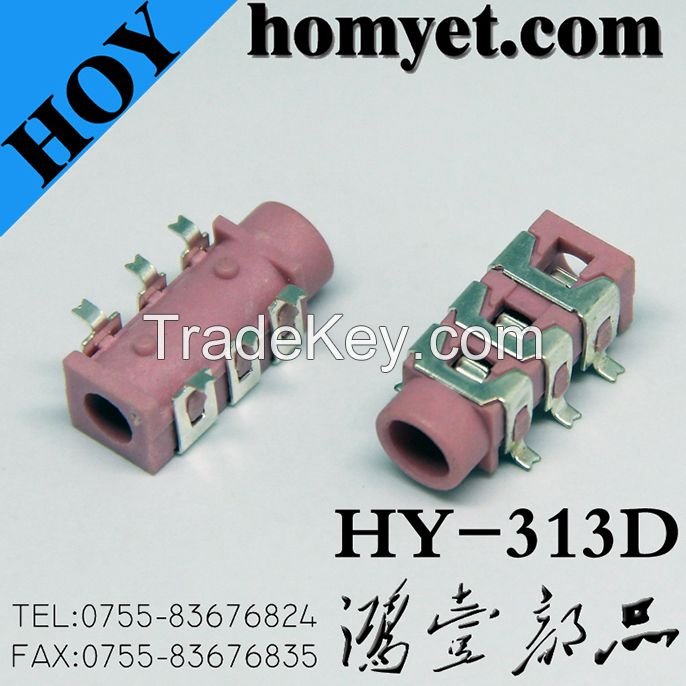 3.5mm AV Jack/Phone Jack with 6pin (HY-313D)