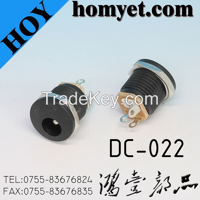 Straight DC Power Jack for Digital Products (DC-022)