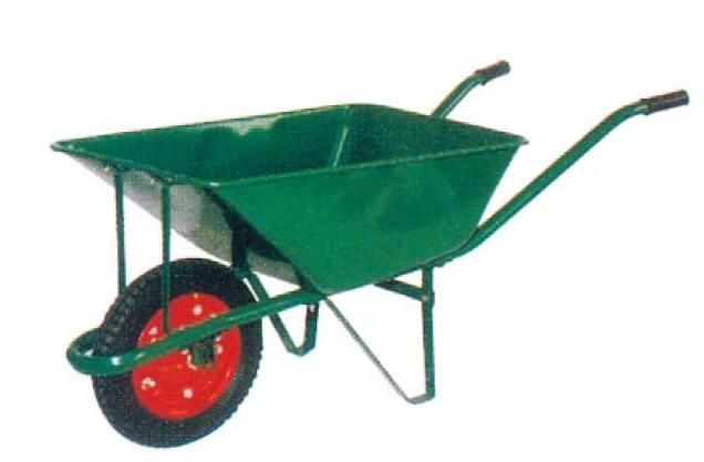 wheelbarrow ;tyre of wheelbarrow;tool shelf