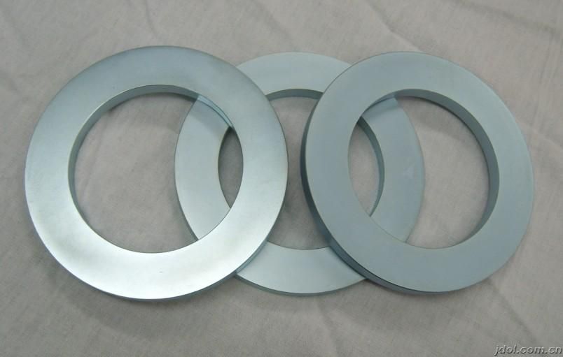 Large NdFeB magnet of ring shape of D304.8*D76.2*12.7mm