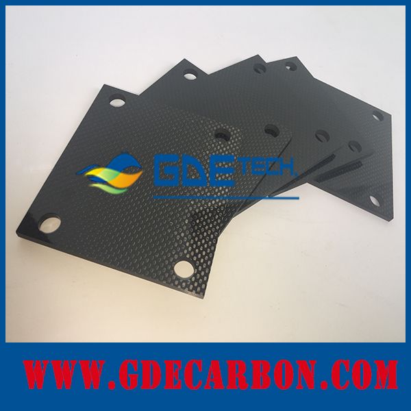 1mm 1.5mm 2mm 3mm 4mm 5mm 6mm 3K carbon fiber sheet cnc cutting for RC