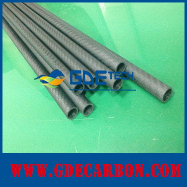 3K Carbon Fiber Wrap Tube, Round Carbon Fiber Tube