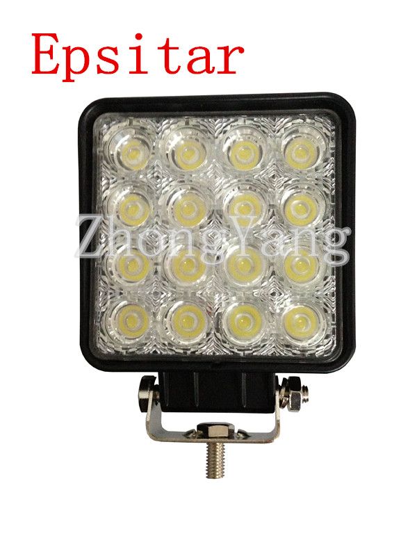 48W Square  LED work light off-road lights project lamp for ATV