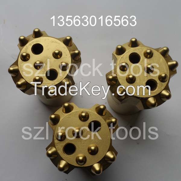 hot sales! T51 89mm thread button bits for mining and tunneling