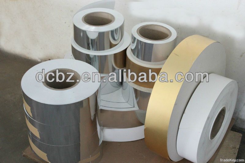 Gold Silver Aluminum Foil Paper for cigarette packing