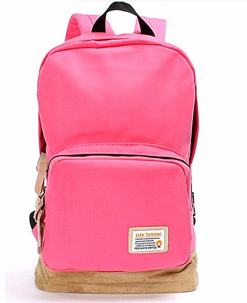 travel bag student school bag canvas backpack